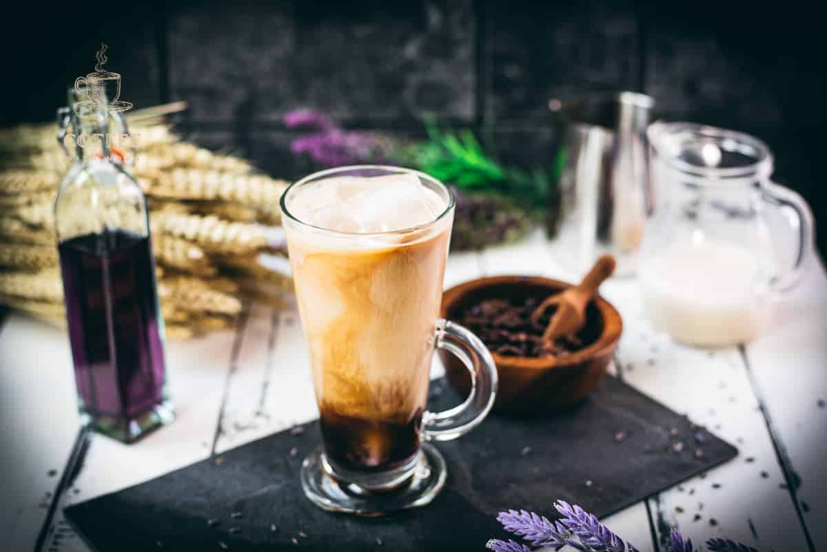 Iced Lavender Latte