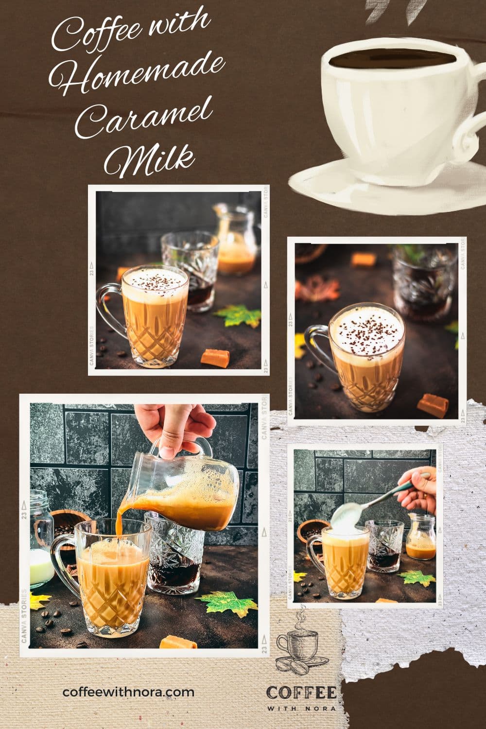 How to make Caramel Coffee with Homemade Caramel Milk