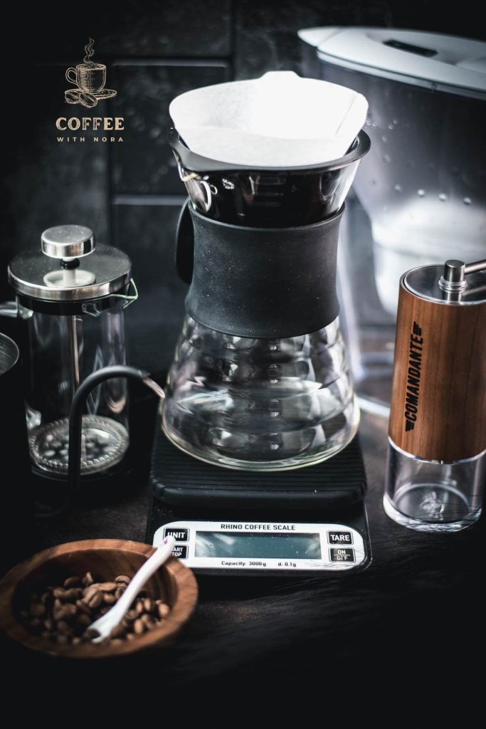 A variety of wonderful coffee brewing equipment.