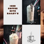 Scrumptious Baileys Salted Caramel Whipped Cream as a topping for a delicious Baileys Iced Coffee.