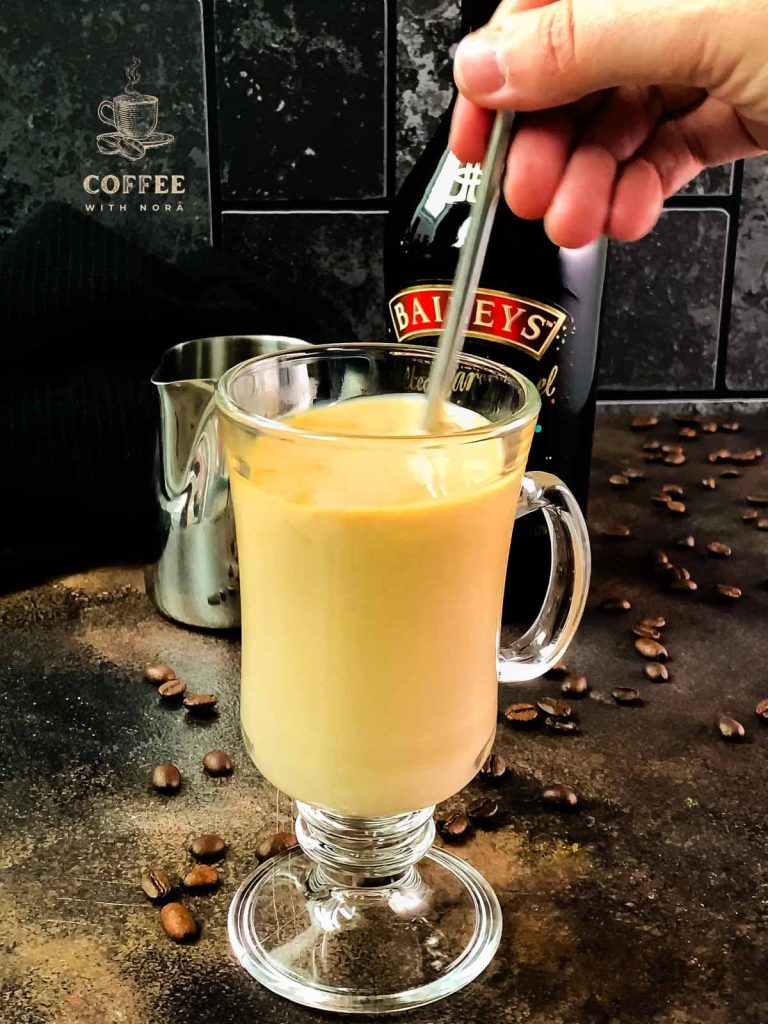 Give your coffee and Bailey's a good stir.