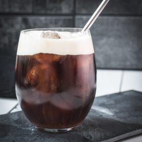 Delicious homemade vanilla sweet cream cold brew.