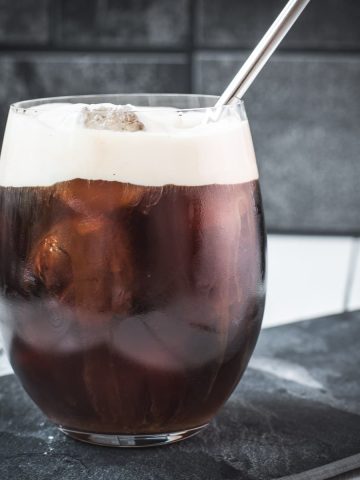 Delicious homemade vanilla sweet cream cold brew.