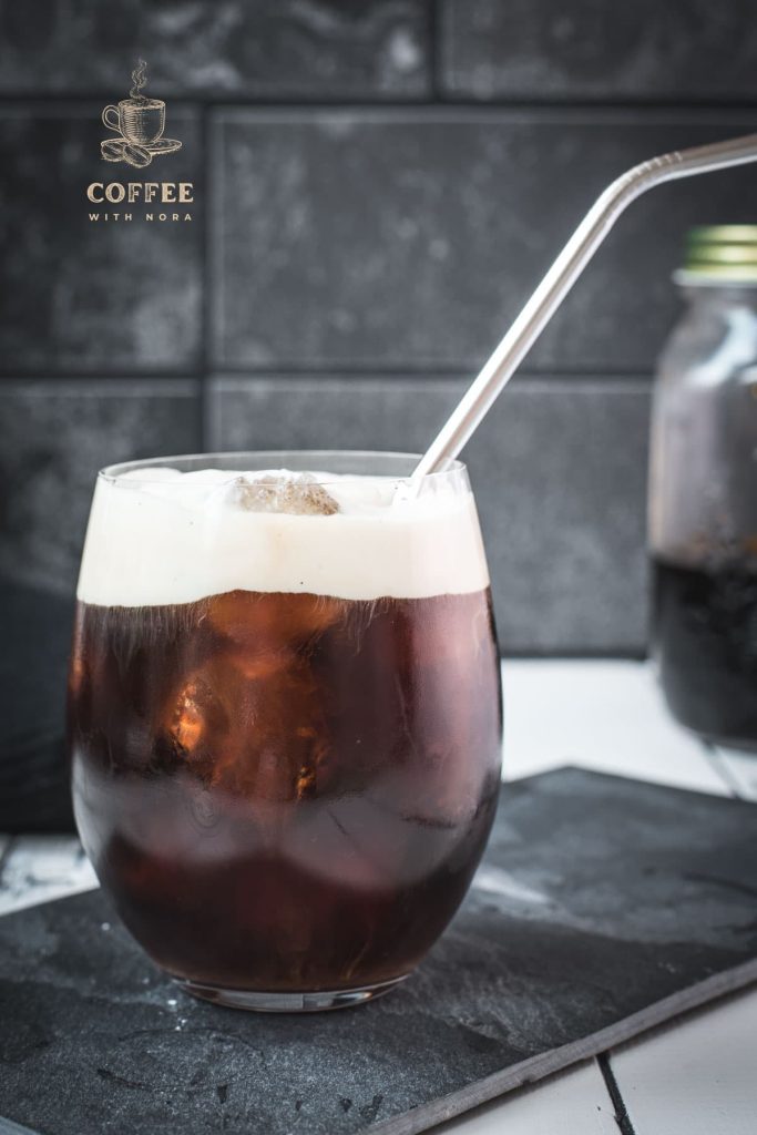 Delicious homemade vanilla sweet cream cold brew.