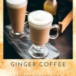 Delicious warming ginger coffee. Perfect to boost your immune sytem!